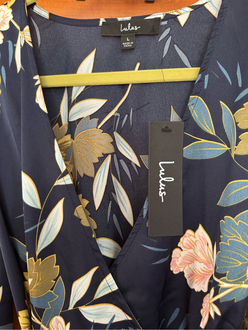 Lulu’s floral wrap dress. - Picture 2 of 2